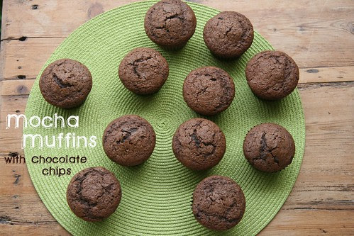Mocha Muffins with Chocolate Chips (Bon Appetit)