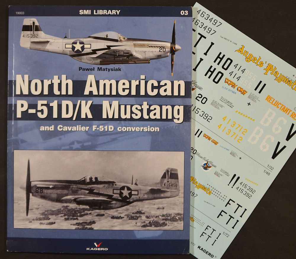 The Modelling News Review Smi Library 3 North American P 51d K Mustang And Cavalier F 51d Conversion From Kagero