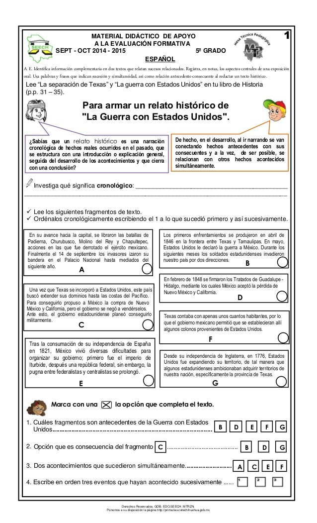 Guia Complementaria Quinto Grado Respuestas : Temario guia de examen