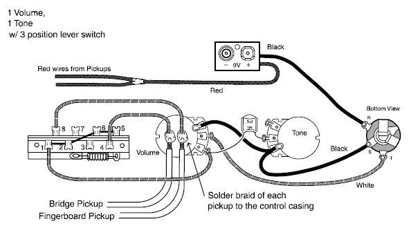 Emg Bas Pickup Wiring Diagram - Wiring Diagram & Schemas