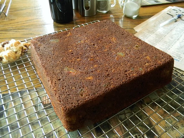 Amazing Spice Cake with Candied Watermelon Rind