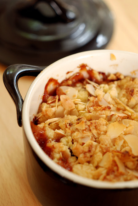 Plum and Blue Cheese Crumble© by Haalo