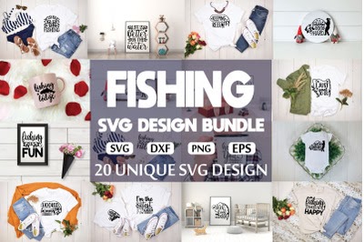 248 Fishing Svg Bundle SVG PNG EPS DXF File