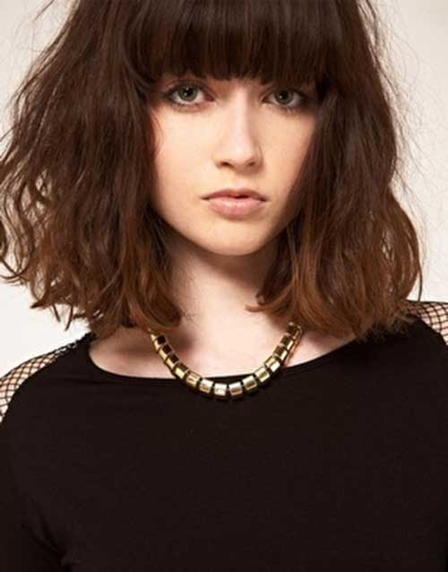 38 Hairstyles For Short Curly Hair With Fringe Great Style