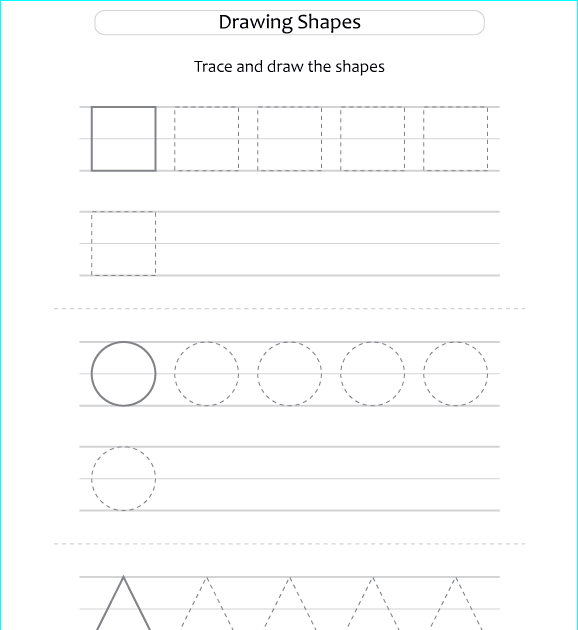 Worksheet For Shapes For Grade 1 / Free Printable Shapes Worksheets For