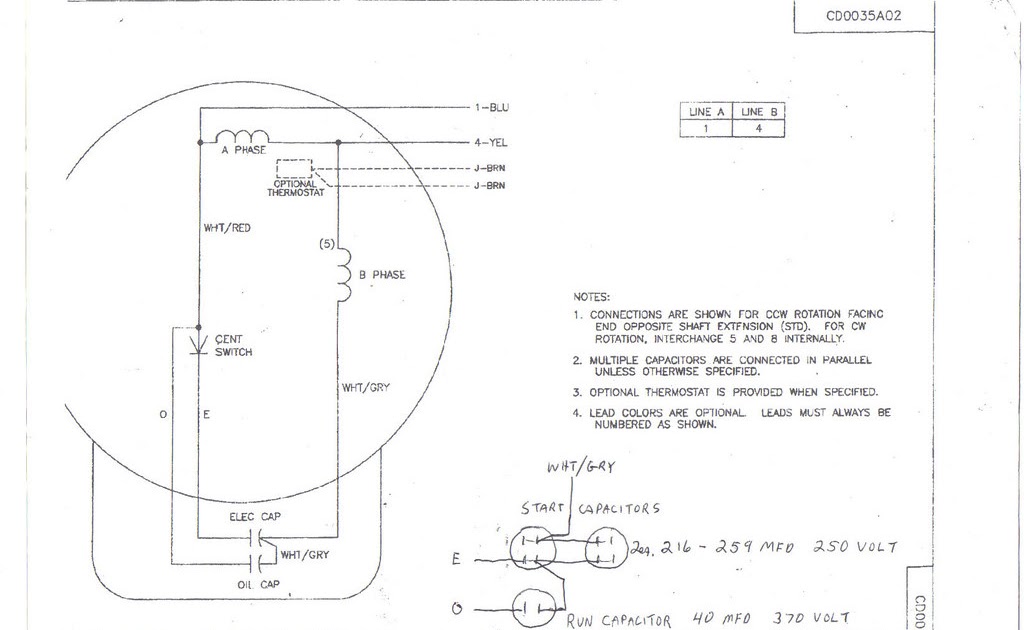 Single Phase Motor Capacitor Wiring Diagram - ALYYNLUVDANISHAMZA