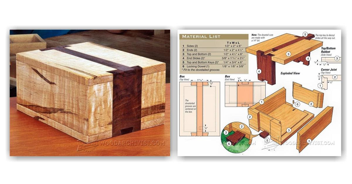 Puzzle box woodworking plans free