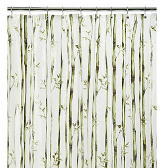 Product: J. Queen New York Bamboo Stripe Vinyl Shower Curtain Liner