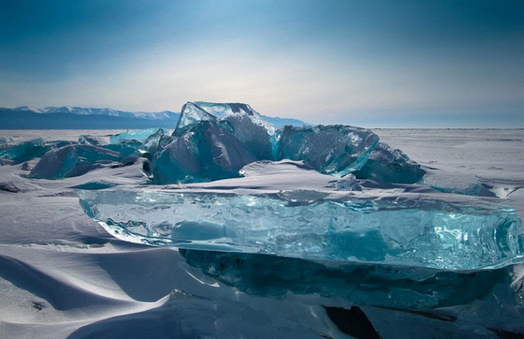 Resultado de imagen para Hielos Turquesa, Lago Baikal, Rusia