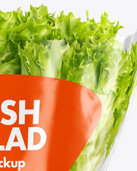 Download Download Plastic Bag With Salad Mockup PSD - Plastic Bag ... PSD Mockup Templates