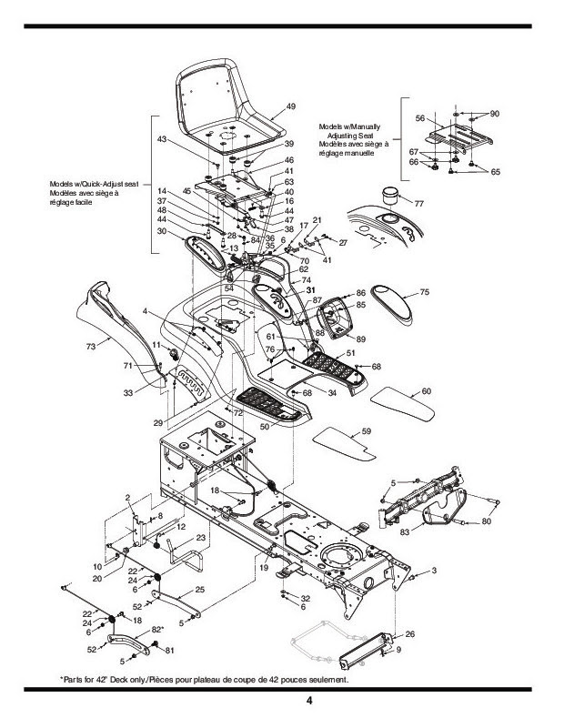 30 Huskee Lt4200 Deck Belt Diagram Wiring Database 2020