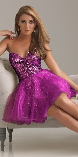 Nightmoves Lovely Purple Sequined Dress http://www.dhgate.com/product/short-mini-corset-and-tulle-prom-evening/167843323.html