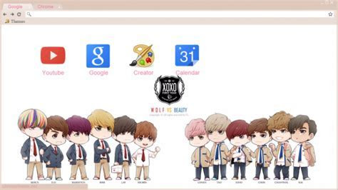 EXO ~ Wolf vs Beauty Chrome Theme ThemeBeta EXO ~ Wolf vs Beauty Chrome Theme ThemeBeta