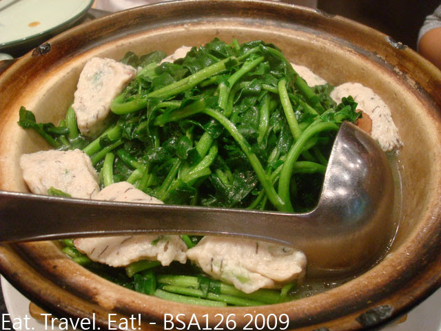 Watercress with Fishcake and Broth