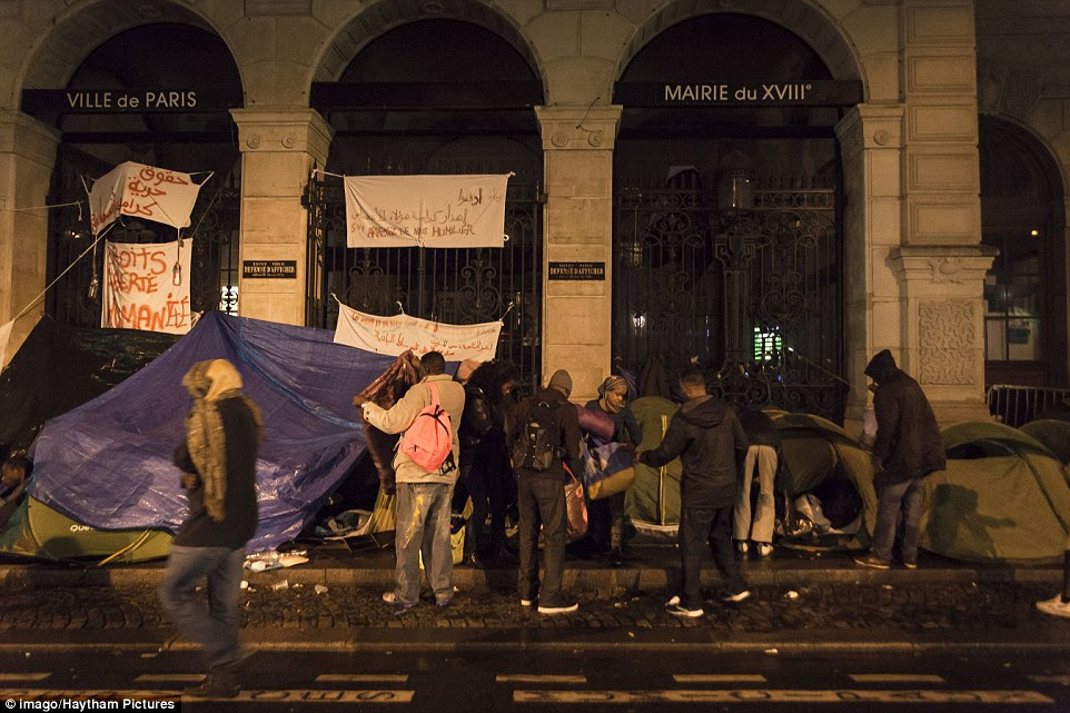 France has agreed The destruction of the camps has raised questions about where the French intend to put the thousands of refugees from war-torn countries such as Syria that it has pledged to look after.