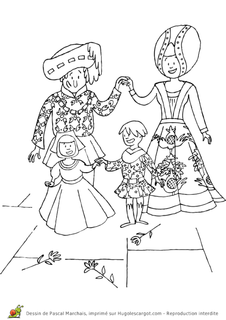 Unique Coloriage Moyen Age Maternelle  Des Milliers de Coloriage