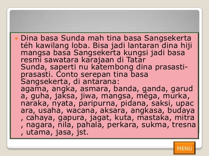 Kecap Serepan Tina Bahasa Arab Kunci Soal