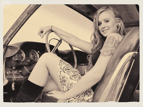 Girl in T-Bird