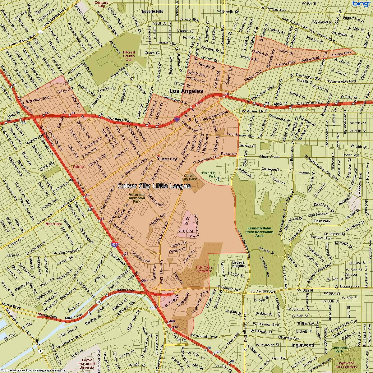 Culver City Map World Map 07