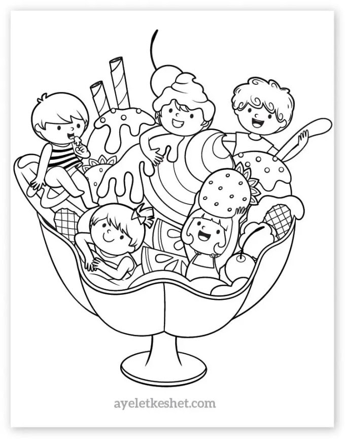 Summer Coloring Pages For Kids To Print - 173+ File for DIY T-shirt