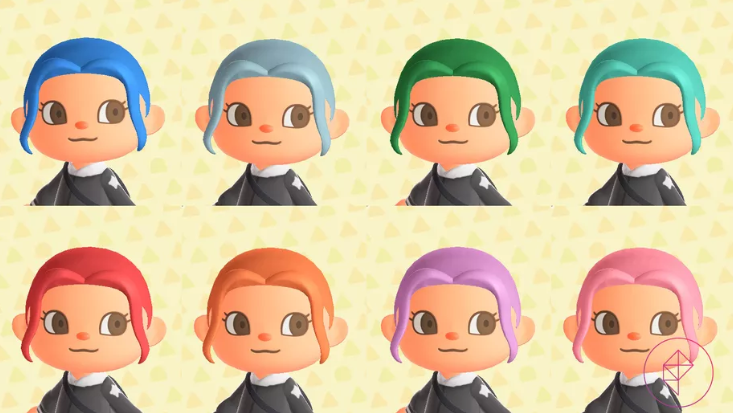Accf Hair Guide ~ Crossing Animal Hairstyles Leaf Folk Hair Guide Wild