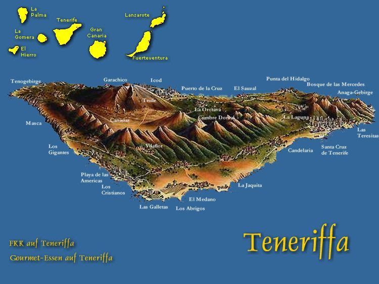 Teneriffa Karte | Karte