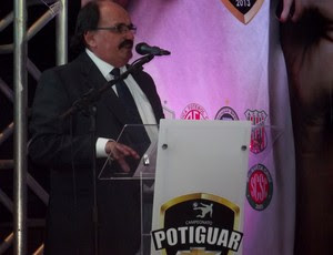 José Vanildo da Silva, presidente da Federação Norte-rio-grandense de Futebol (Foto: Tiago Menezes/GLOBOESPORTE.COM)