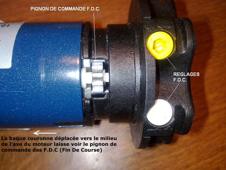 Reglage moteur somfy filaire