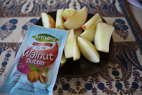 Walnut Butter Artisana apples