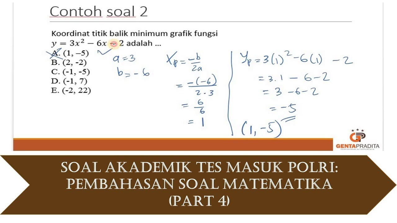 Soal Akademik Matematika Polri Pdf Soal Pengetahuan Umum