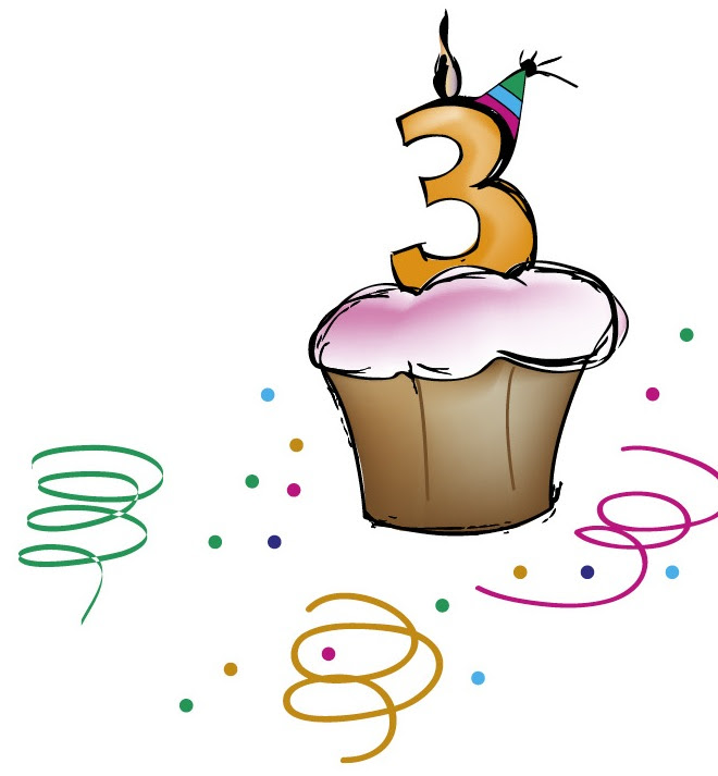 Geburtstagskarte 3 Jahre