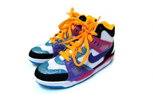 nike colourful high tops