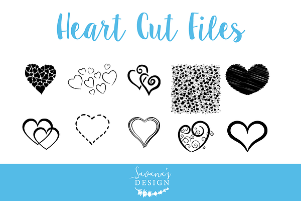 Free Valentine Heart Cut Files SVG / EPS SVG PNG DXF EPS