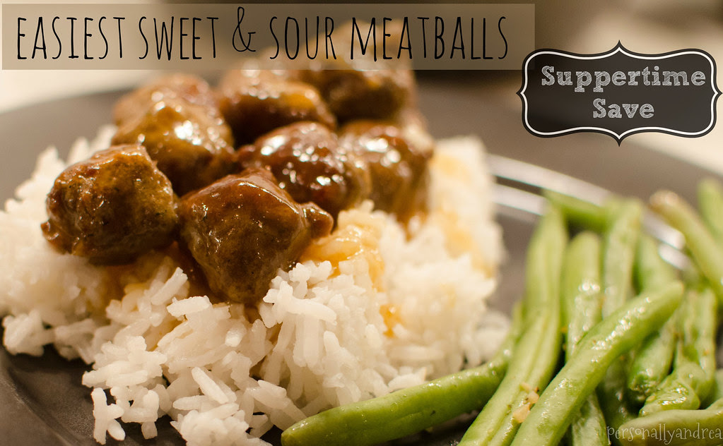 Easiest Sweet & Sour Meatballs | personallyandrea.com Easiest Sweet & Sour Meatballs | personallyandrea.com