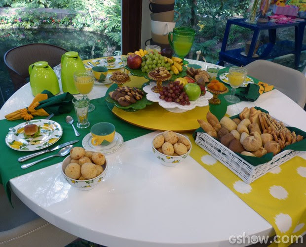 Mesa do café da manhã (Foto: Mais Você / TV Globo)