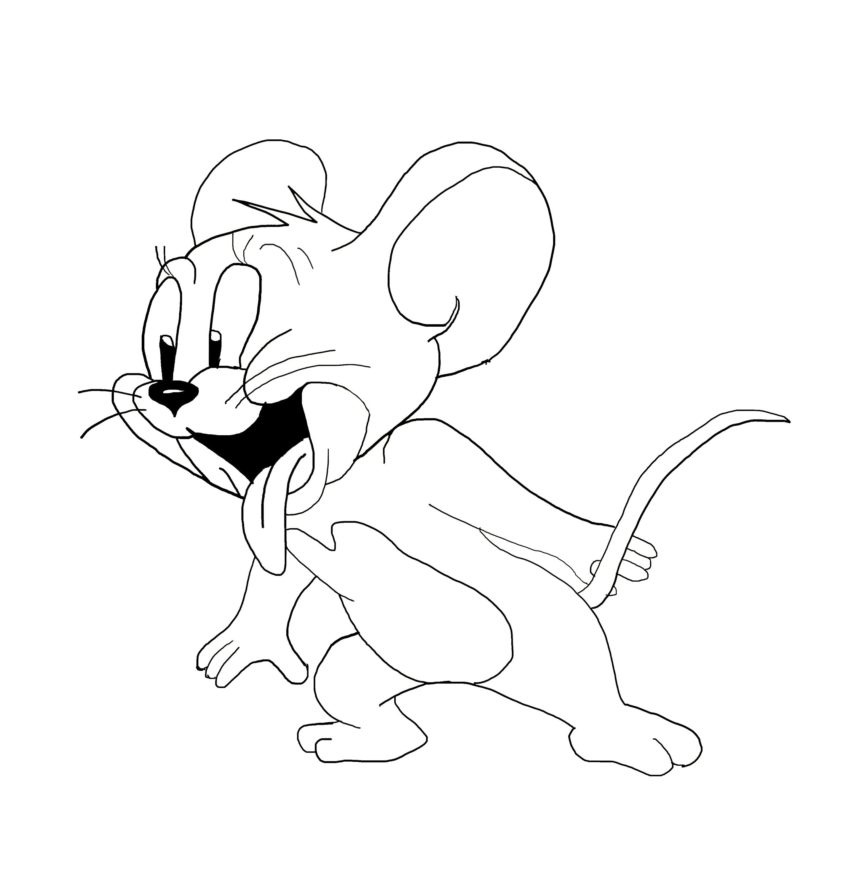  Tom And Jerry Sketch Drawing for Kindergarten