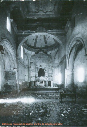 Hospital de Santa Cruz durante la Guerra Civil, Toledo, España