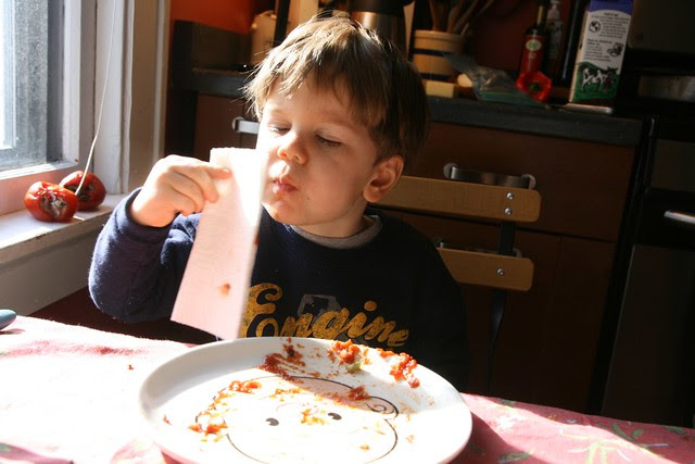 wipe my mouth, all done