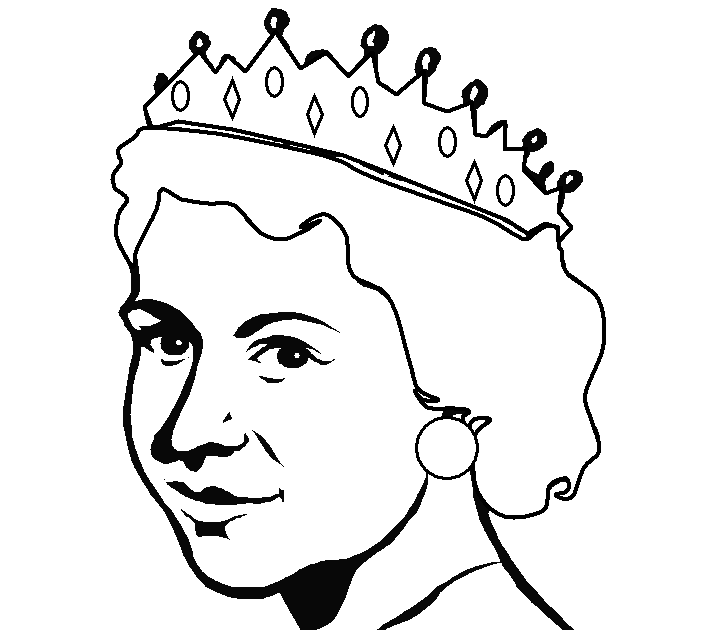 my picture: Elizabeth II Coloring Pages