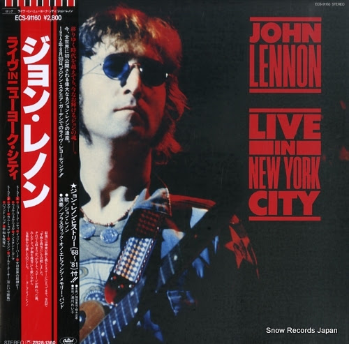 LENNON, JOHN live in new york city