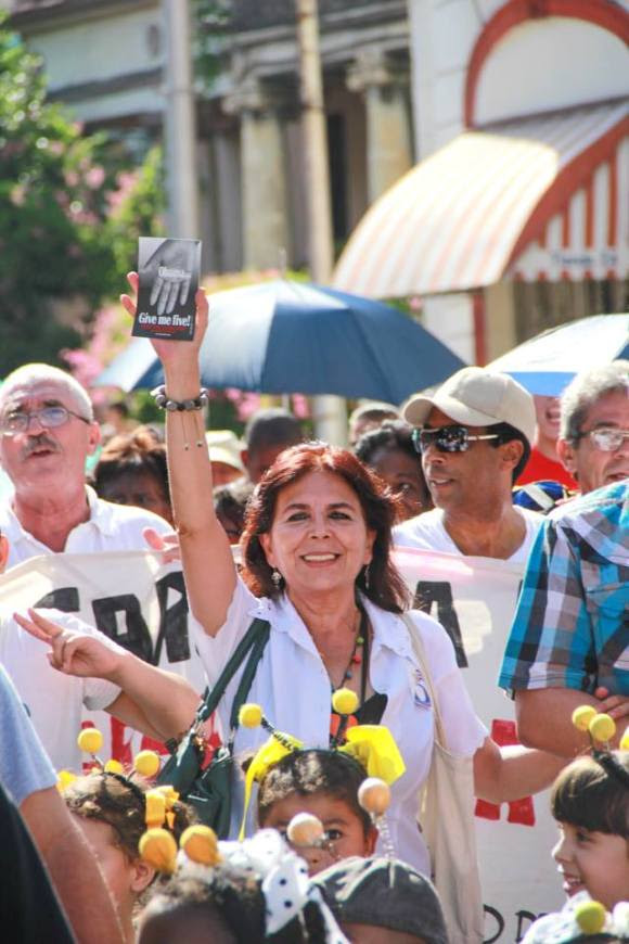 Marcha por los cinco en la habana 5