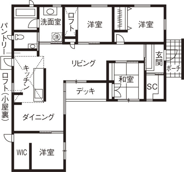 [ベスト] l字 平屋 129443L字 平屋 30坪