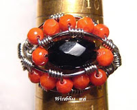 wire wrapped ethnic ring wire wrapped ethnic ring