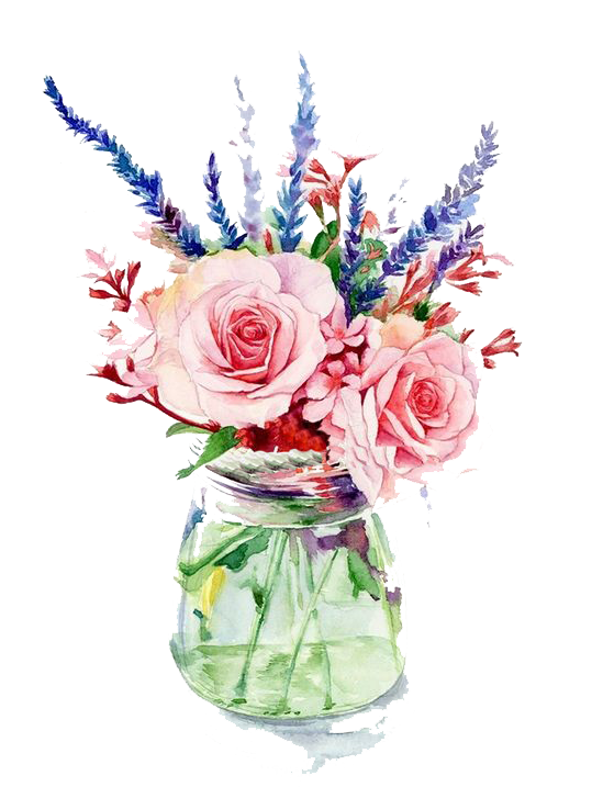 Vase With Flowers Png