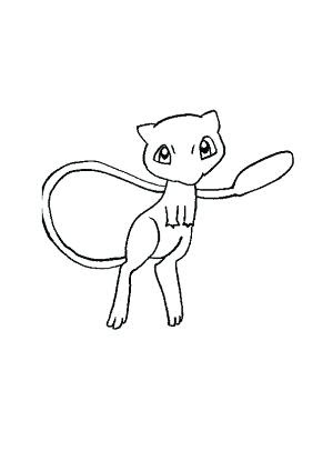 Pokemon Coloring Mew Hd Football