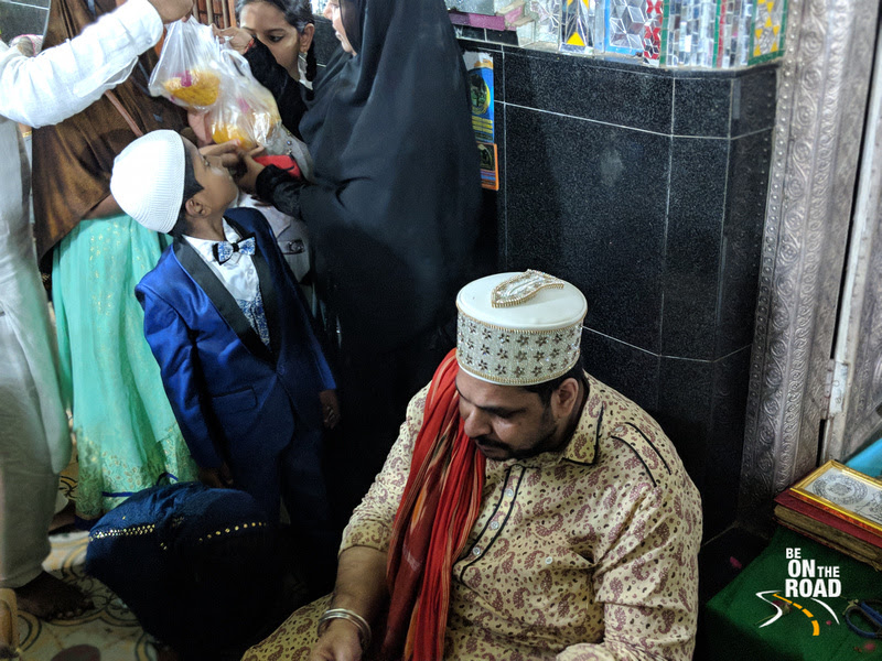 The Talisman giver at the dargah