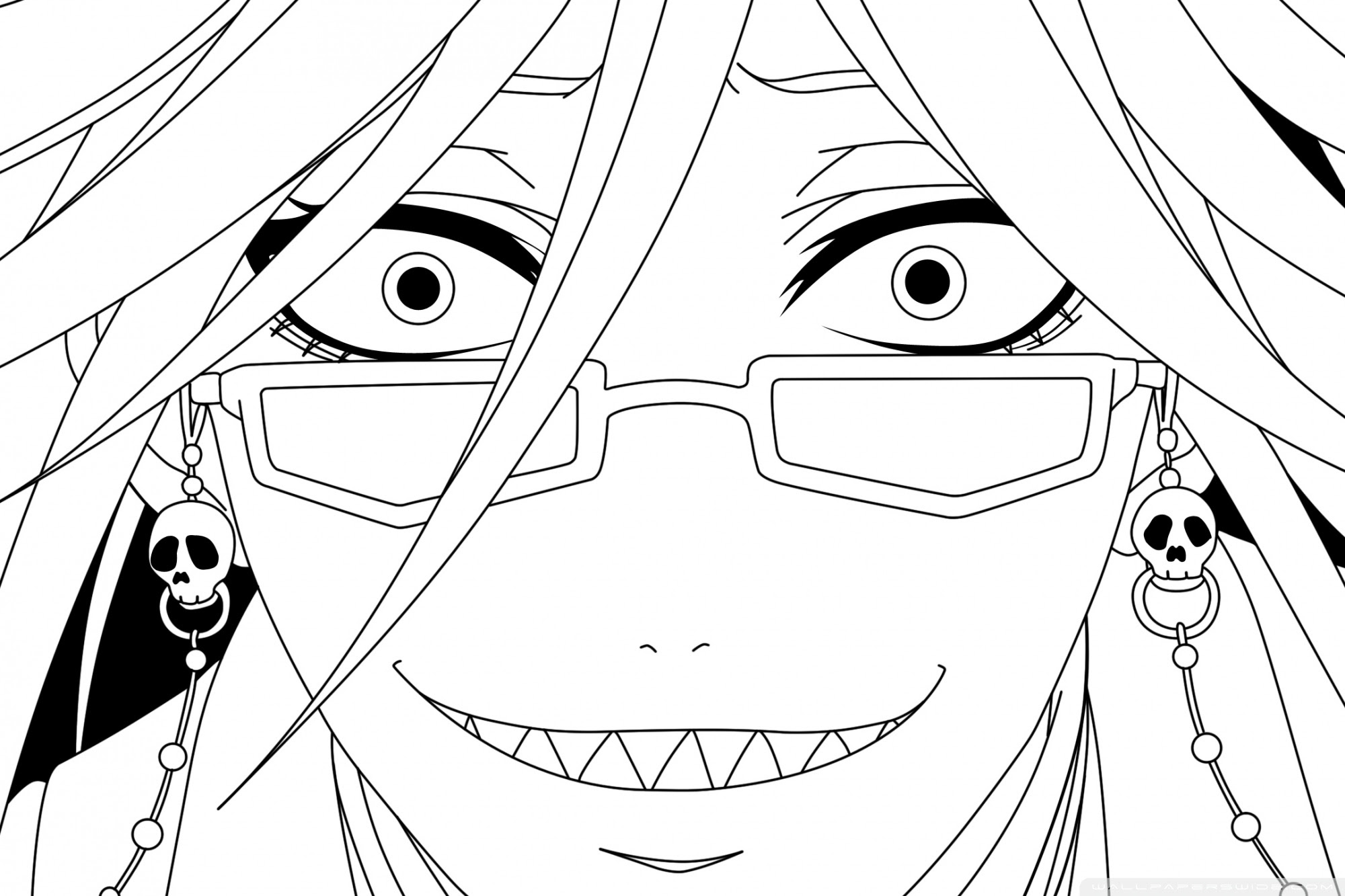 Anime Coloring Pages Black Butler - Coloring and Drawing
