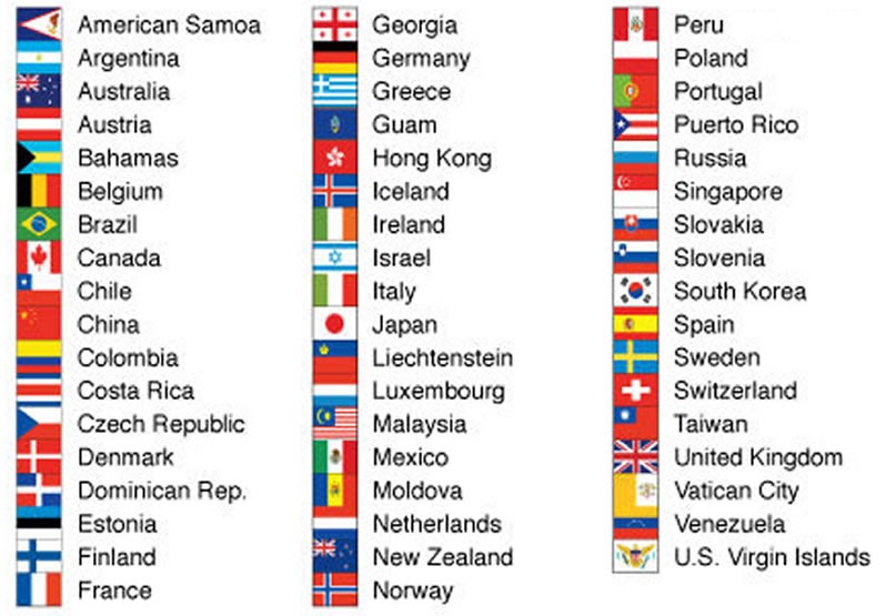 Country Flags With Names And Capitals Pdf Free Download North