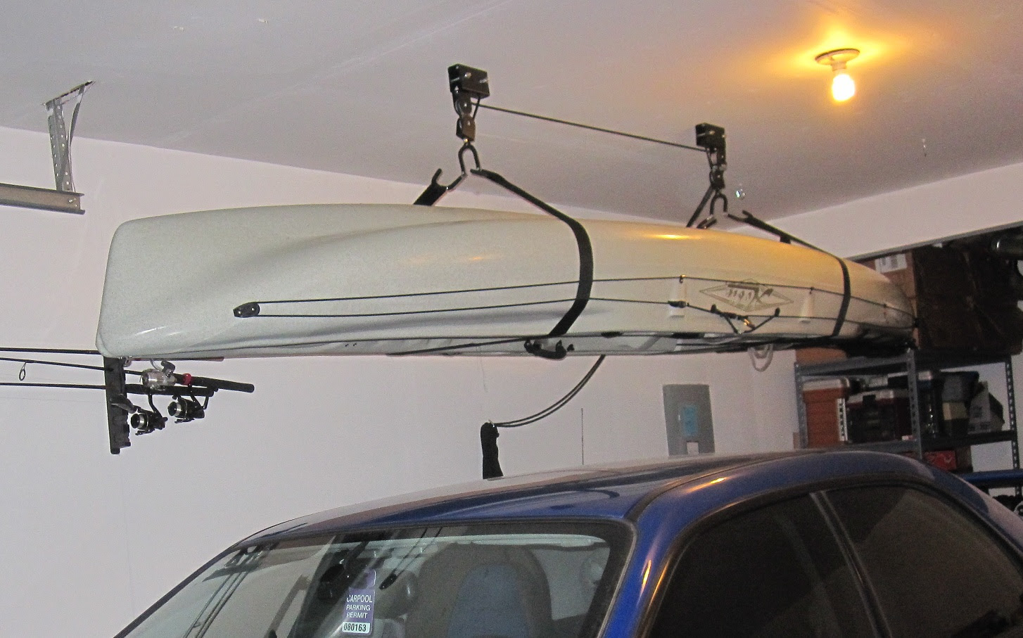 Distance Useful Diy Kayak Storage Hoist