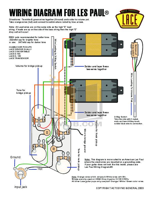 Epiphone Traditional Pro Wiring Diagram